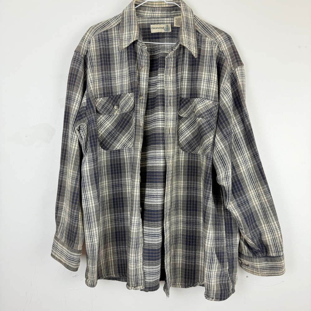 Vintage FieldMaster Plaid Flannel Heavyweight Outdoor Lumberjack Grunge 90s